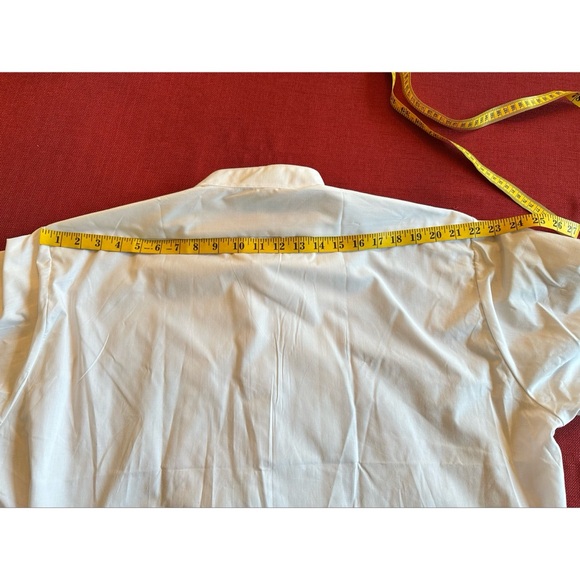 Albert Nipon Men’s Fit Wing Collar Front Pleat Formal Dress Shirt, XL, 17-17.5 - Picture 12 of 12